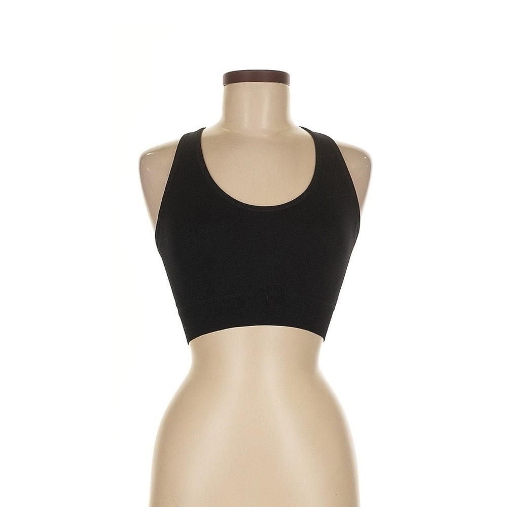 Women's Black Sports Bra Size Medium - Picture 2 of 3
